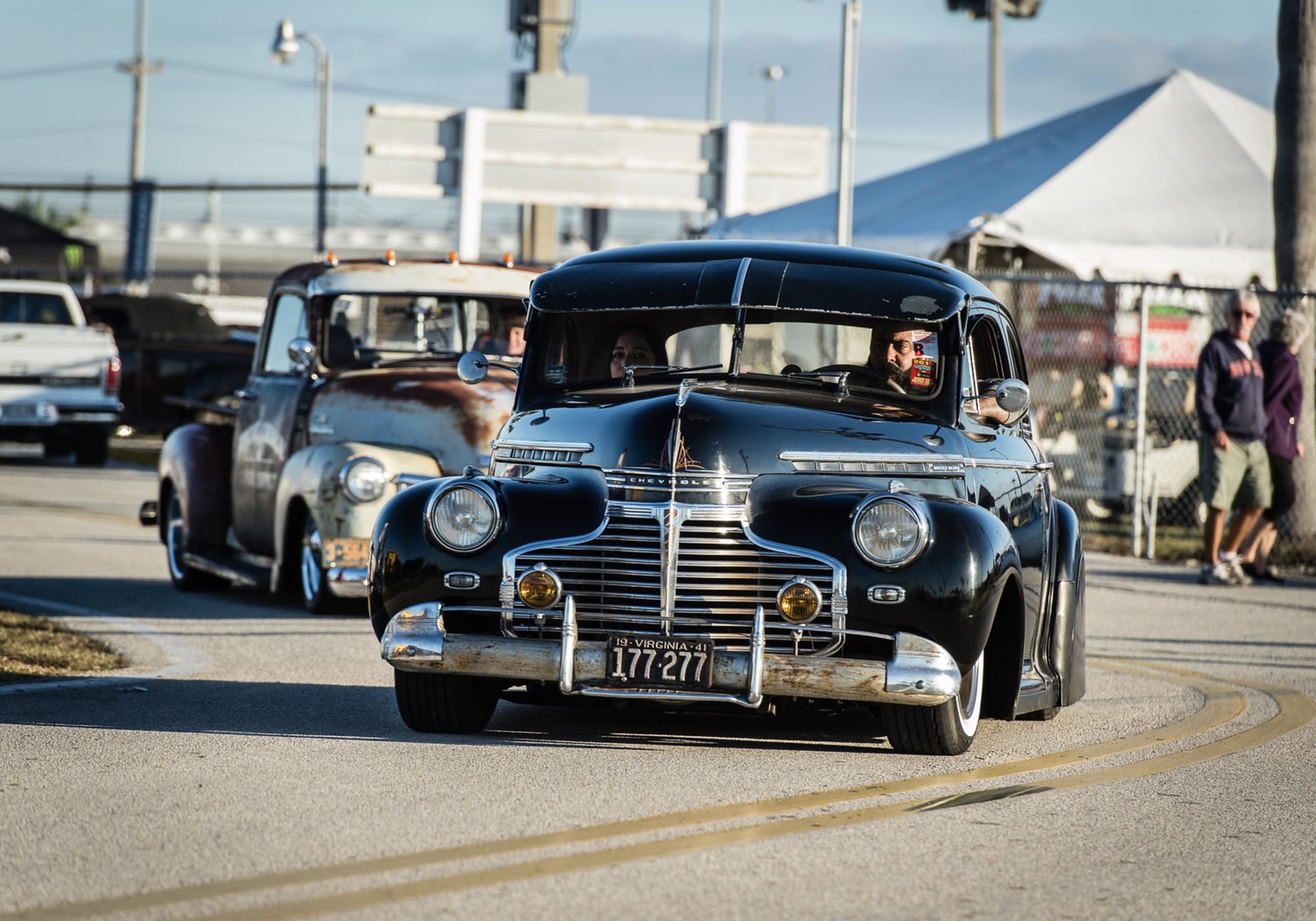 Show cars at the Daytona Turkey Run®