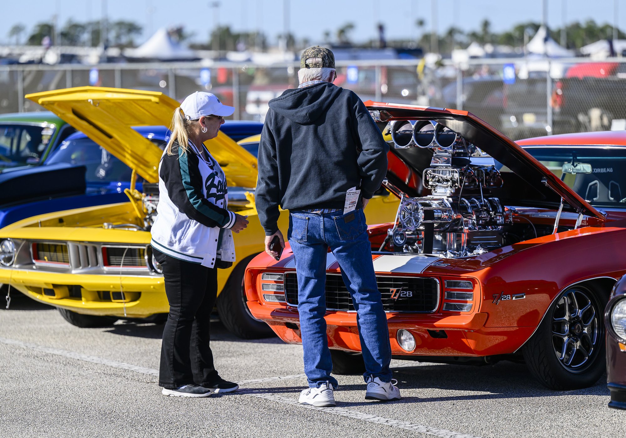 Show cars at the Daytona Turkey Run®
